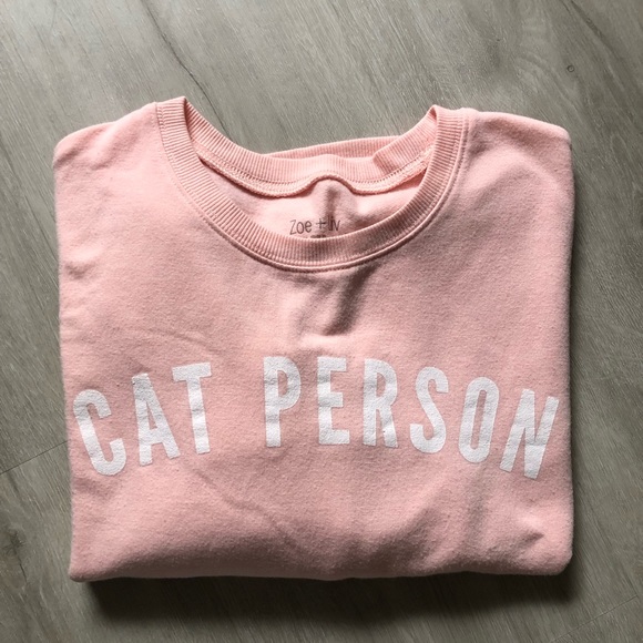 Cat Person Sweatshirt • Size XS - Picture 2 of 6